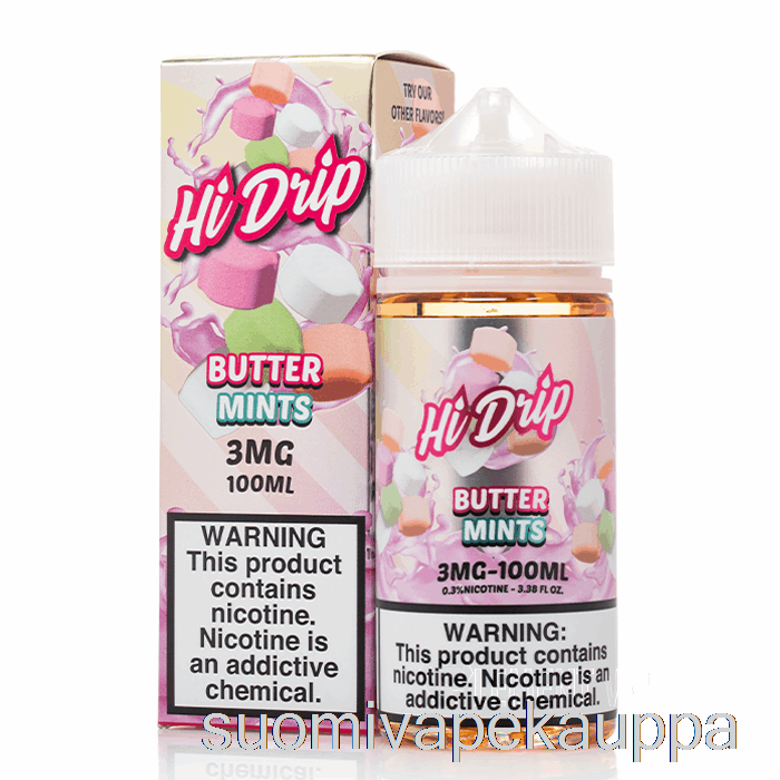 Vape Box Butter Mints - Hi-drip E-nesteet - 100ml 6mg